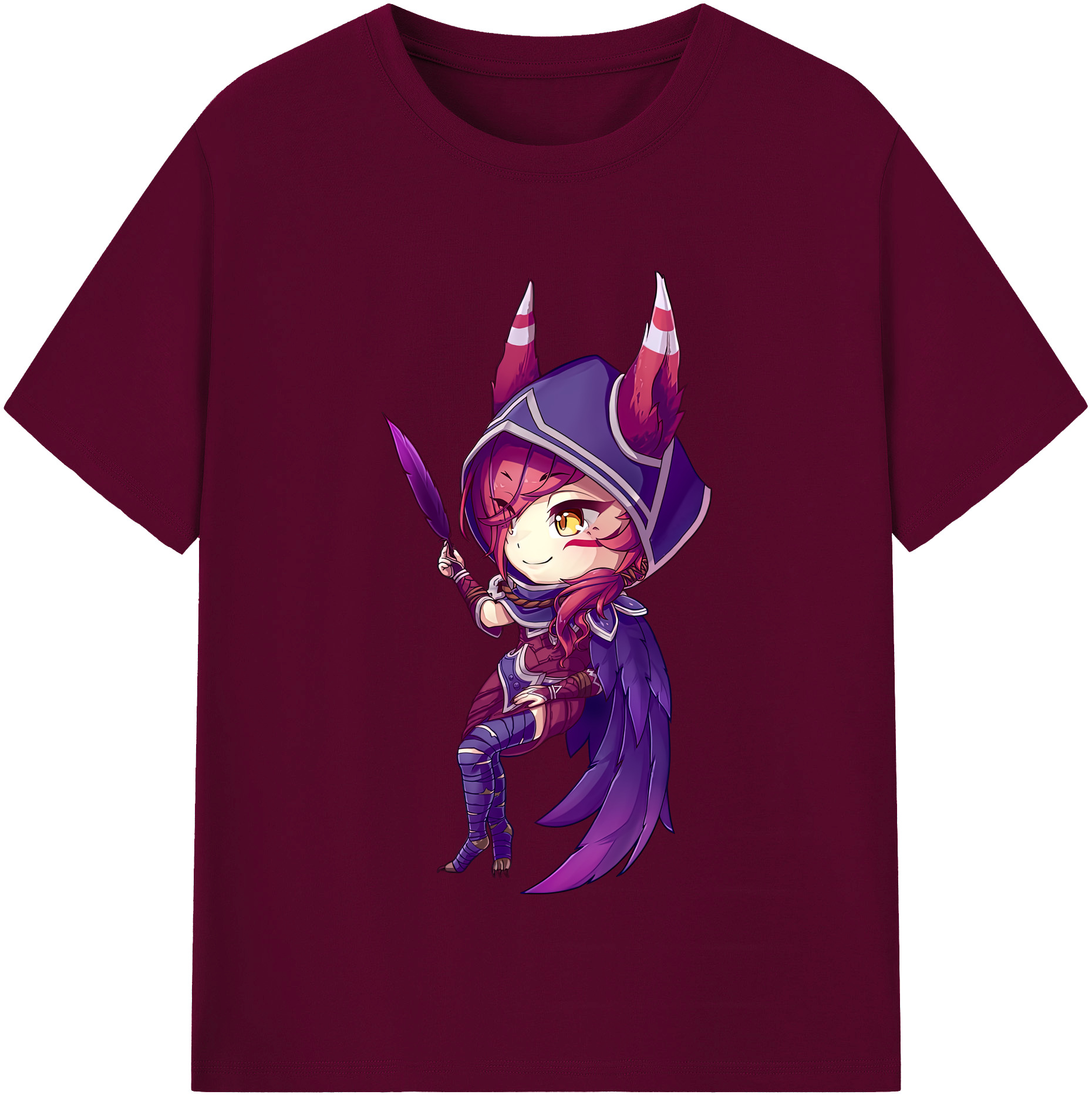 （画像用） リーグ・オブ・レジェンド League of Legends LOL レディースカジュアルプリントTシャツ（綿100％）